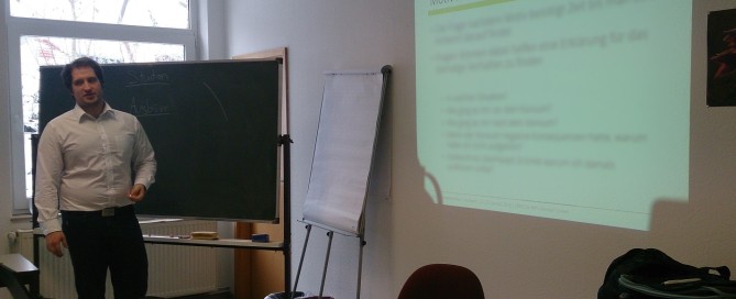 Philipp Schulz beim MPU Seminar in Korbach